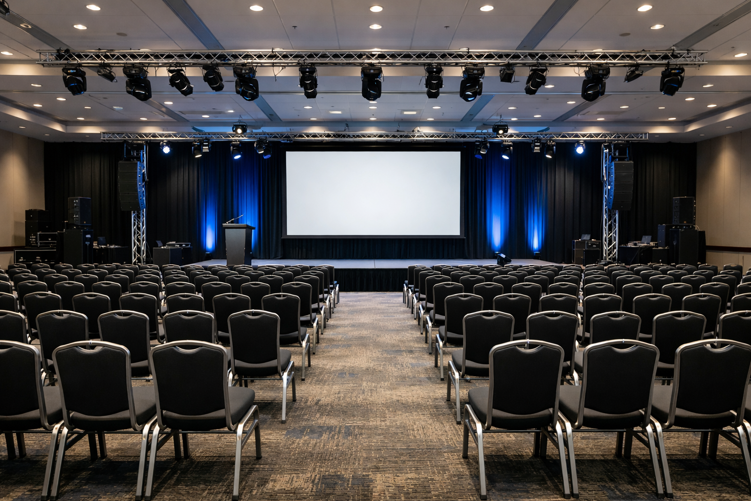 Konferans salonunda fotograf cekimi